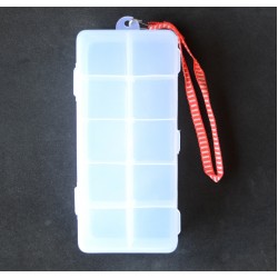 Коробка рибальська, універсальна, Winner 421, зі знімними перегородками, 10 відсіків, розмір 193х88х44мм